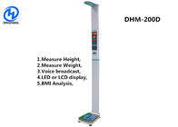 Apparecchiature di misurazione mediche di altezza, macchina di misura del peso corporeo