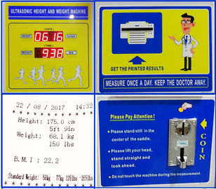 Automatica Digital Body Analyzer Scale , Height And Weight Machine Different Languages