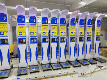 Coin Vending Body Mass Index Machine , Ulstasonic Weighing Scale With Bmi Calculator